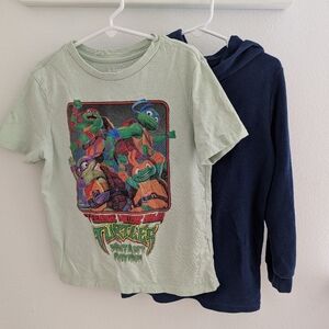 Boys T-Shirt And Long Sleeve Shirt